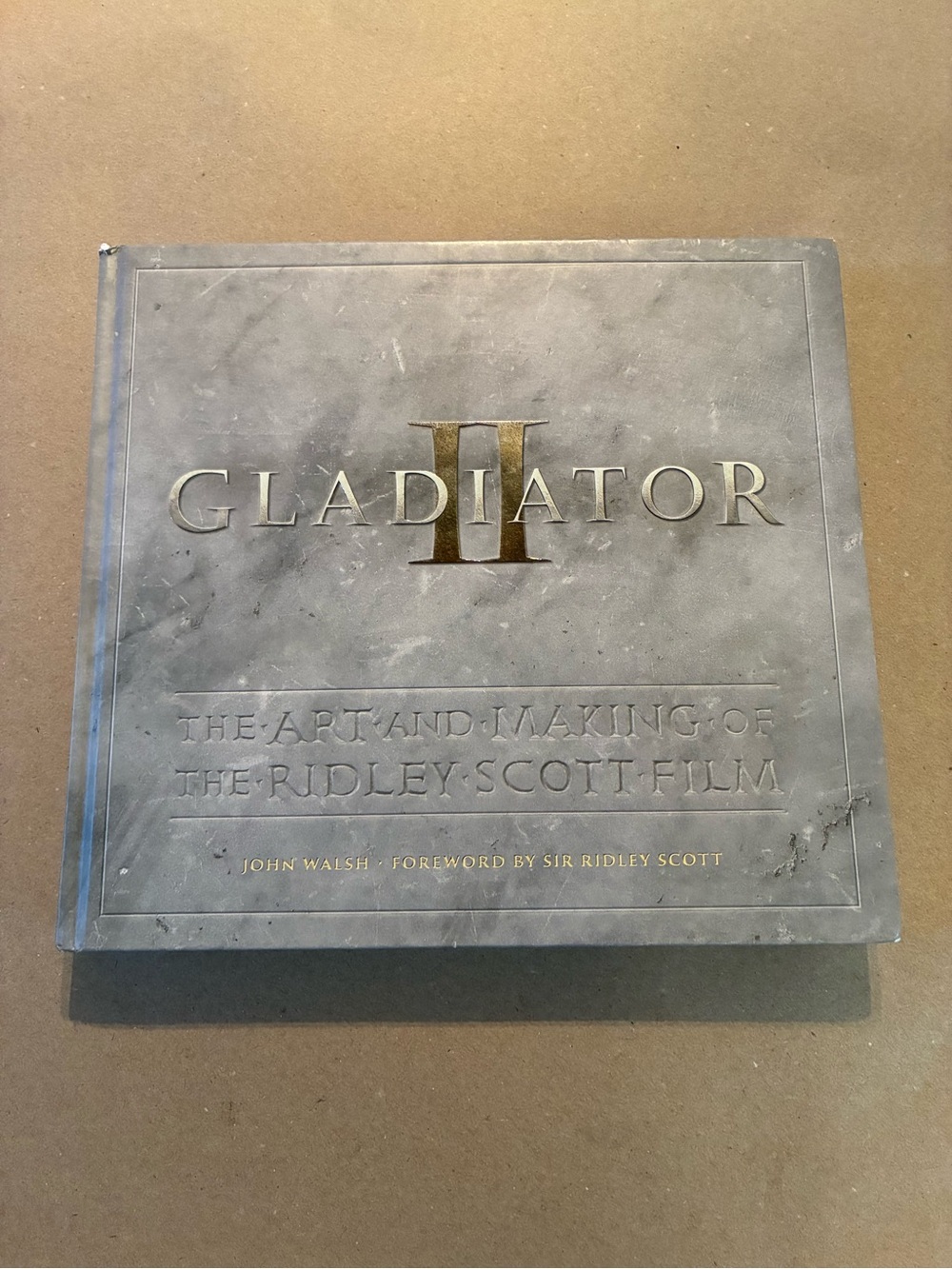 Gladiator II Art & Making Hardcover Book - Gray